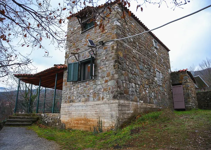 τείχιο Mariandas House - Tihio - πέτρινη Casa de Campo *